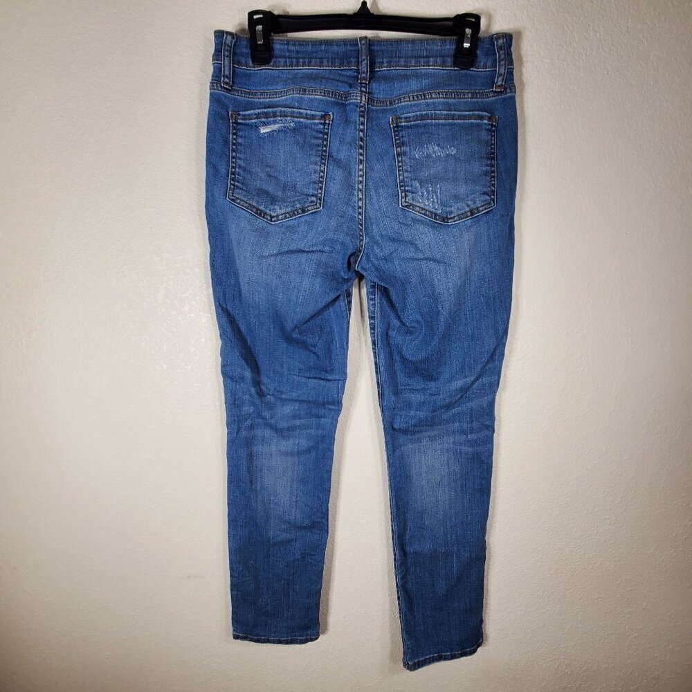 Kut From The Kloth Womans Size 6 Jeans Distressed Skinny Fit Blue Womens Jeans - Picture 9 of 12